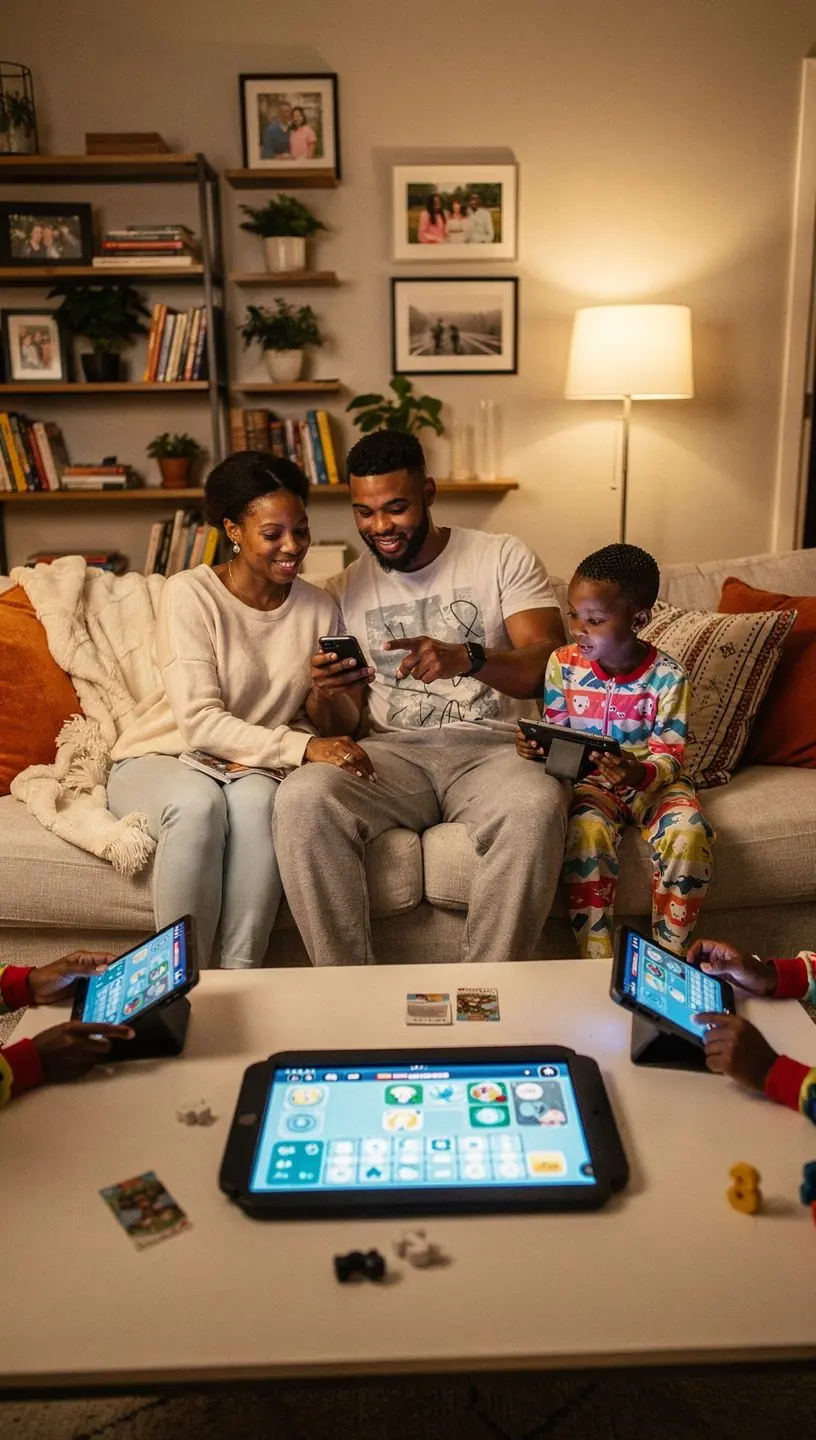 Illustration of APIs connecting various software applications.